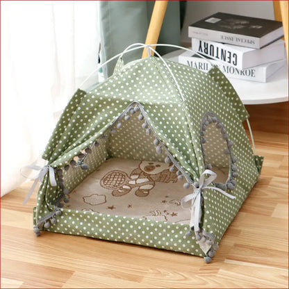 Cat Tent House - Comfortable Pet Bed for Cats - Happy Pets