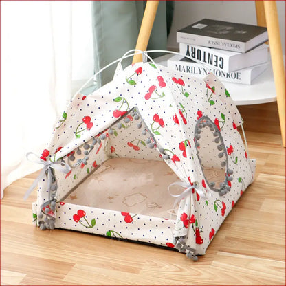 Cat Tent House - Comfortable Pet Bed for Cats - Happy Pets