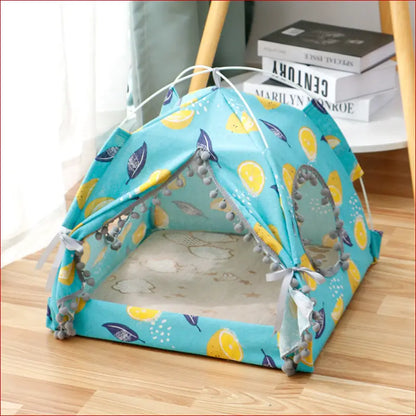 Cat Tent House - Comfortable Pet Bed for Cats - Happy Pets