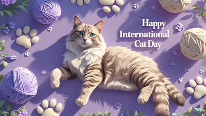 International Cat Day Gift Card – Pamper Your Feline Star! - Happy Pets