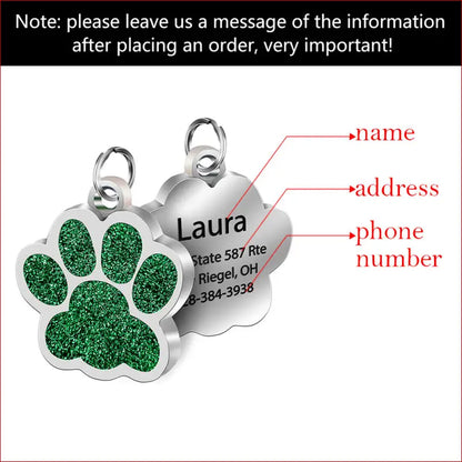 Customizable Pet Identification Tag - Happy Pets