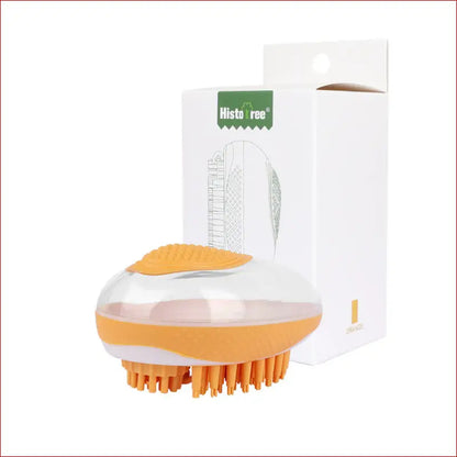 Pet bath brush 2-in-1. Pet massage comb. Pet grooming Tool. Pet Cleaning. - Happy Pets