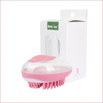 Pet bath brush 2-in-1. Pet massage comb. Pet grooming Tool. Pet Cleaning. - Happy Pets