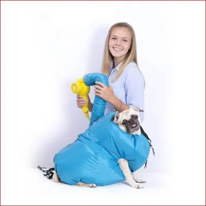 Dog dryer bag. Pet accessories. Quickly and easily dry. - Happy Pets