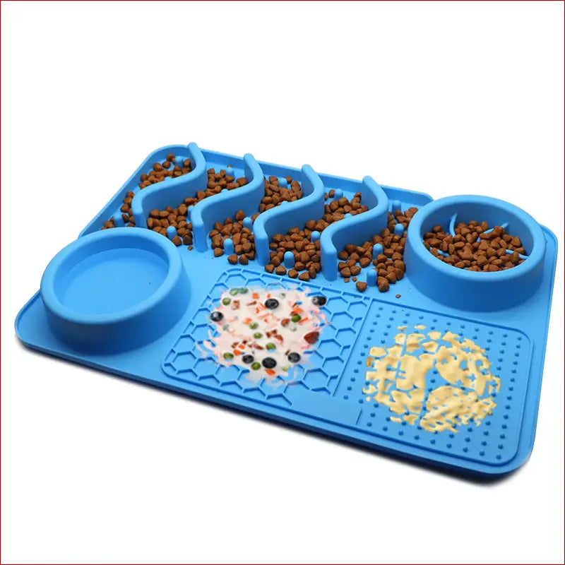 Dog silicone licking pad pet/ multifunctional food bowl/