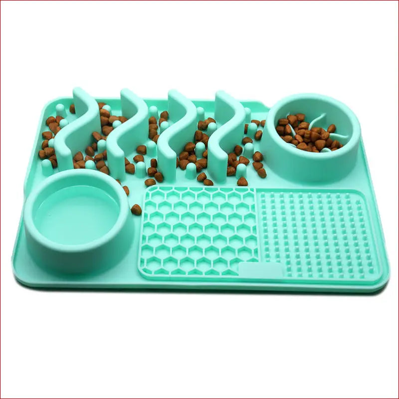 Dog silicone licking pad pet/ multifunctional food bowl/