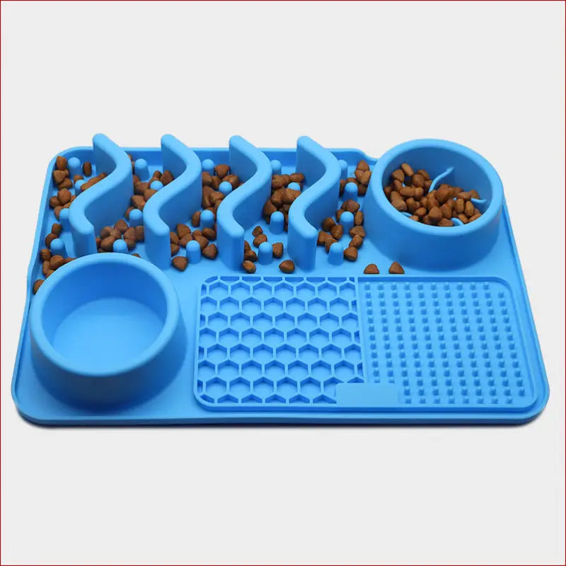 Dog silicone licking pad pet/ multifunctional food bowl/