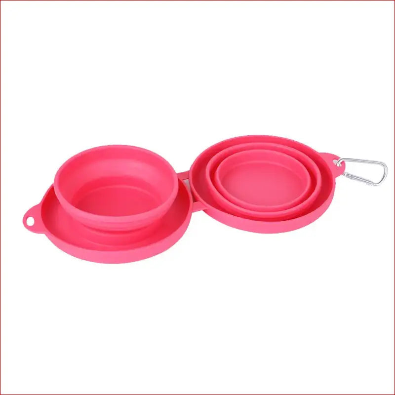 Double bowl pet-kitten - Red - pet accesories