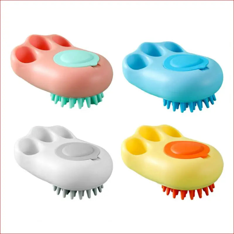 Durable cat bath brush fine / hair grooming brush/ reusable