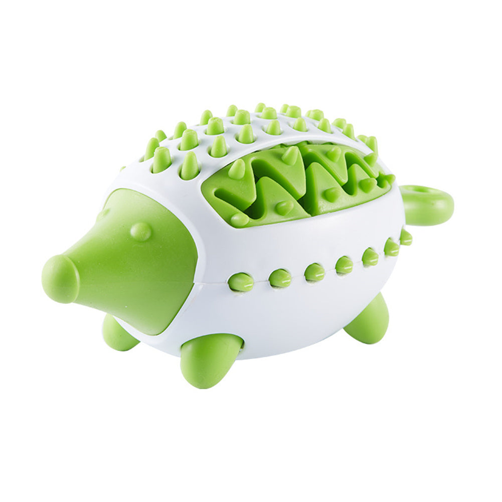 Durable dog chew toy for teething, treat dispensing, and dental cleaning – ideal for puppies and aggressive chewers of all sizes green variant