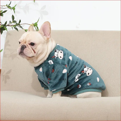 French-Style Pet Pajamas – Stylish and Comfortable Pet Clothes - Happy Pets