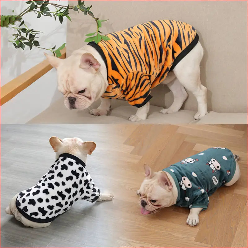 Pet pajamas- style French/ happy pets -