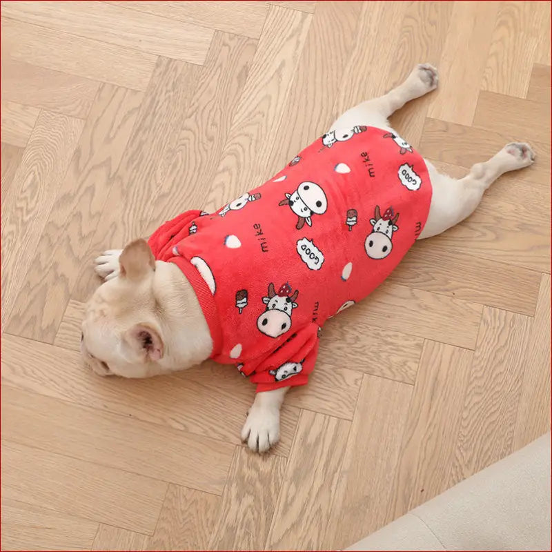 Pet pajamas- style French/ happy pets -