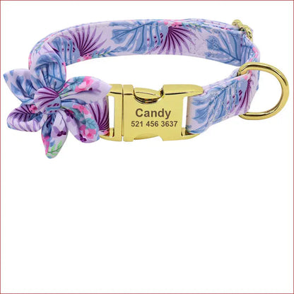 Personalized pet collar. Pet ID collar. Comfortable and fashionable. - Happy Pets