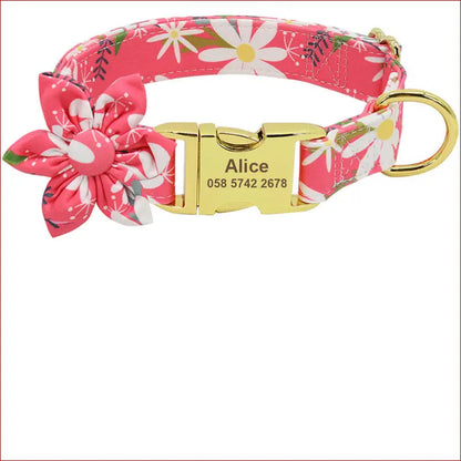 Personalized pet collar. Pet ID collar. Comfortable and fashionable. - Happy Pets