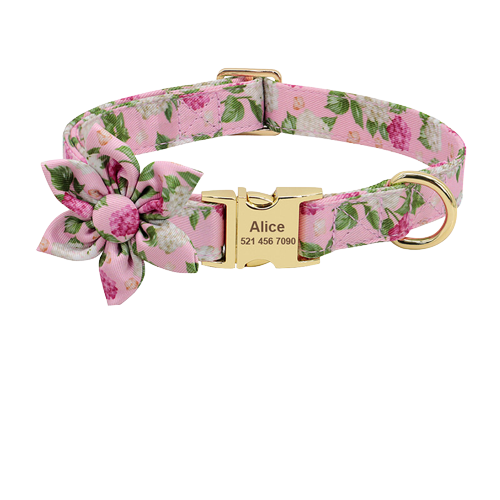 Personalized pet collar. Pet ID collar. Comfortable and fashionable. - Happy Pets