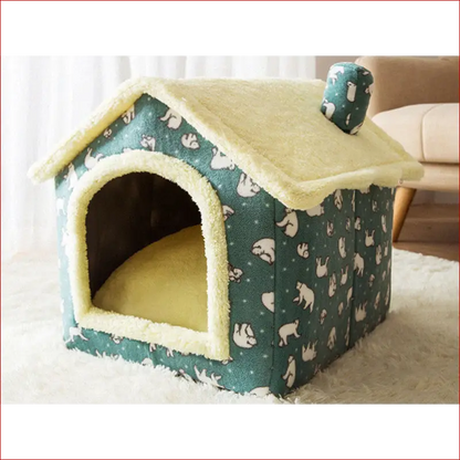 Foldable Pet house. Pet Bed. Comfortable and warm. Pet supplies. - Happy Pets