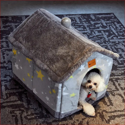 Foldable Pet house. Pet Bed. Comfortable and warm. Pet supplies. - Happy Pets