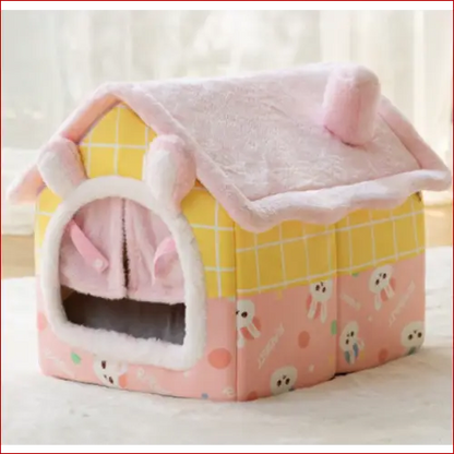 Foldable Pet house. Pet Bed. Comfortable and warm. Pet supplies. - Happy Pets