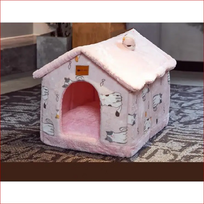 Foldable Pet house. Pet Bed. Comfortable and warm. Pet supplies. - Happy Pets