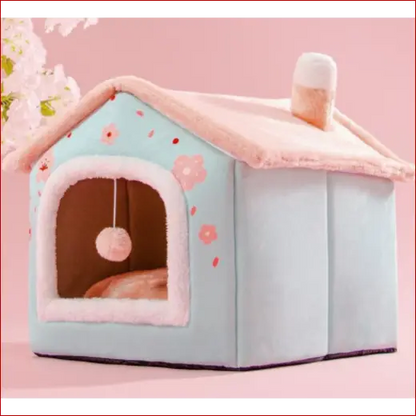 Foldable Pet house. Pet Bed. Comfortable and warm. Pet supplies. - Happy Pets