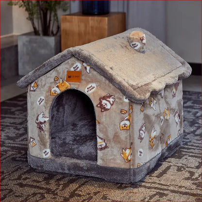 Foldable Pet house. Pet Bed. Comfortable and warm. Pet supplies. - Happy Pets