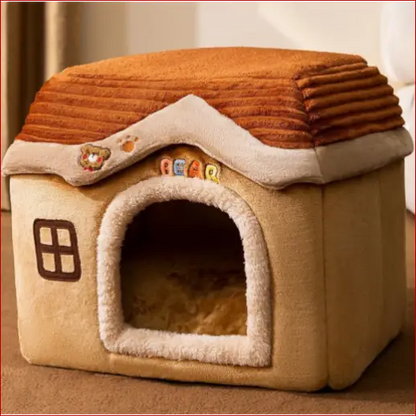 Foldable Pet house. Pet Bed. Comfortable and warm. Pet supplies. - Happy Pets