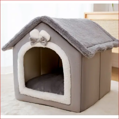 Foldable Pet house. Pet Bed. Comfortable and warm. Pet supplies. - Happy Pets