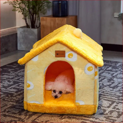 Foldable Pet house. Pet Bed. Comfortable and warm. Pet supplies. - Happy Pets