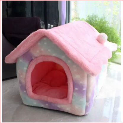 Foldable Pet house. Pet Bed. Comfortable and warm. Pet supplies. - Happy Pets