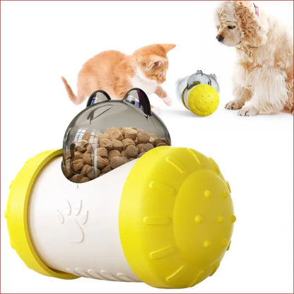 Funny dog toy. Pet Interactive toy. Food dispenser. - Happy Pets