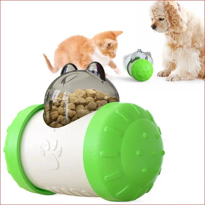 Funny dog toy. Pet Interactive toy. Food dispenser. - Happy Pets