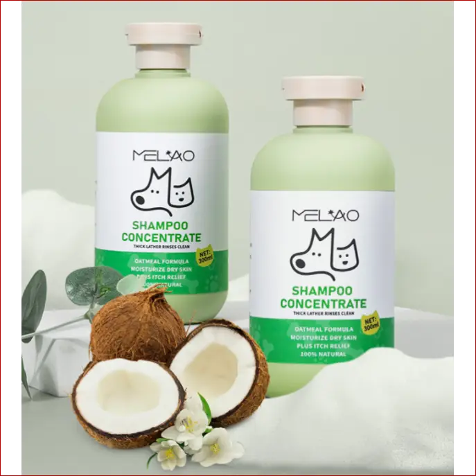 Hair care gentle pet oat bath shampoo - 300ml - accesories