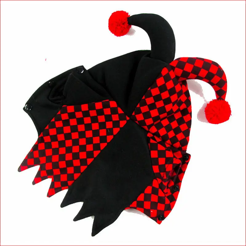 Halloween pet costume/funny clown - accesories