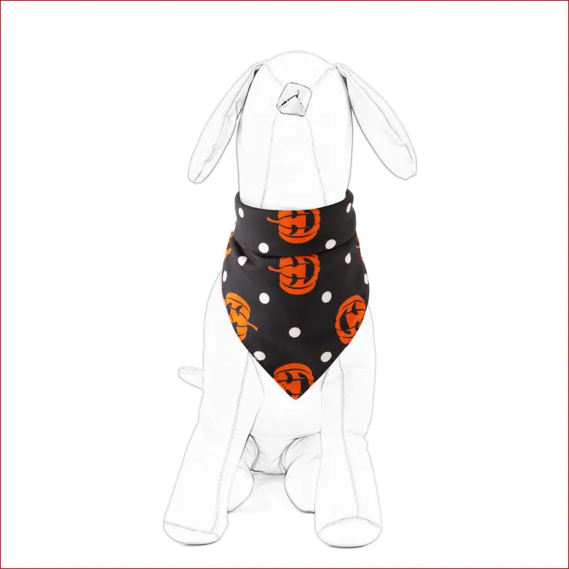 Halloween pet saliva towel - accesories