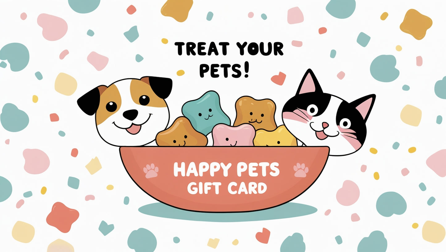 Happy Treats - Gift Card - Happy Pets