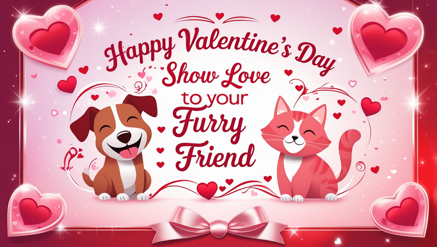 Valentine’s Paw Love - Gift Card - Happy Pets