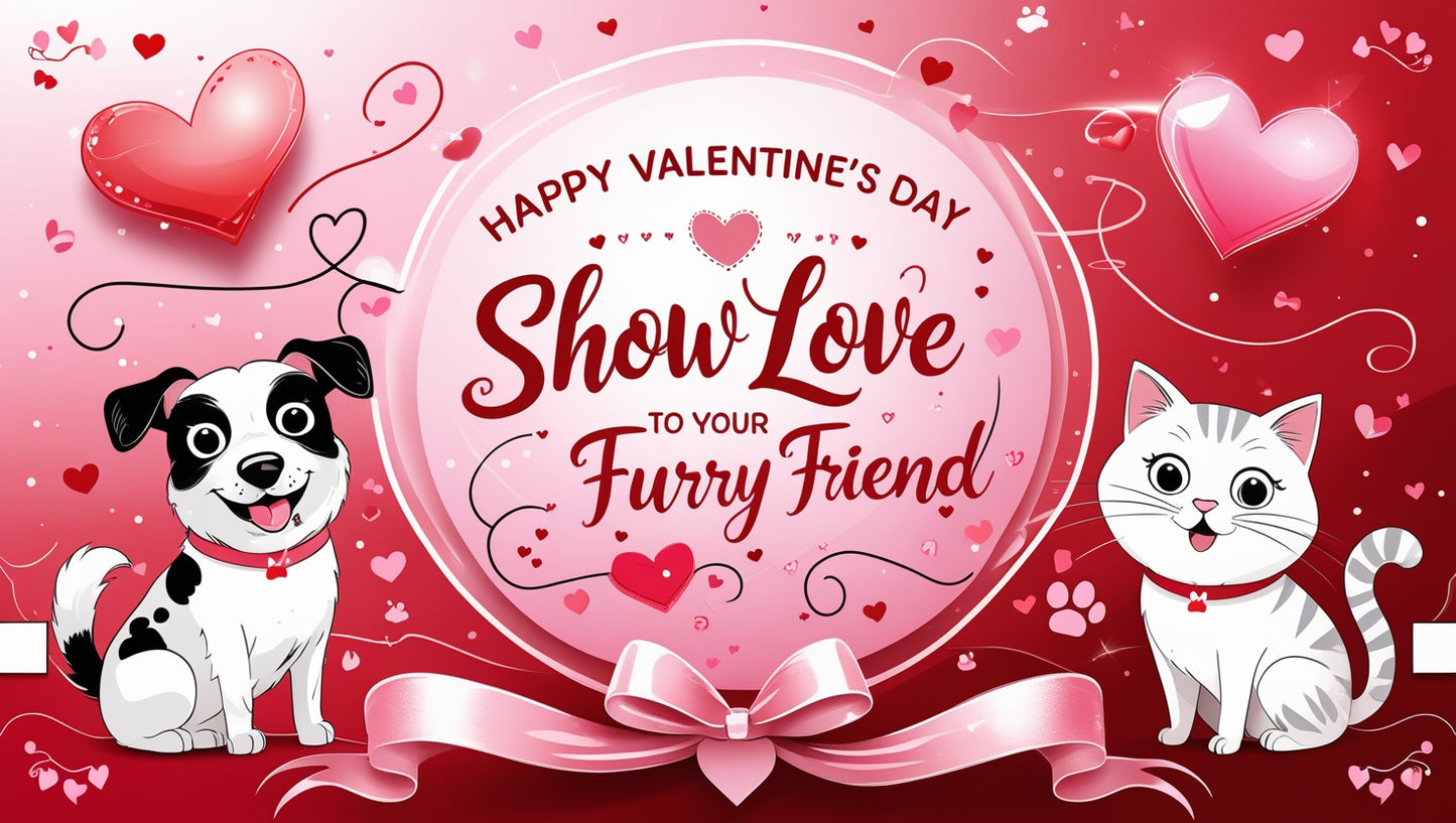 Valentine’s Paw Love - Gift Card - Happy Pets