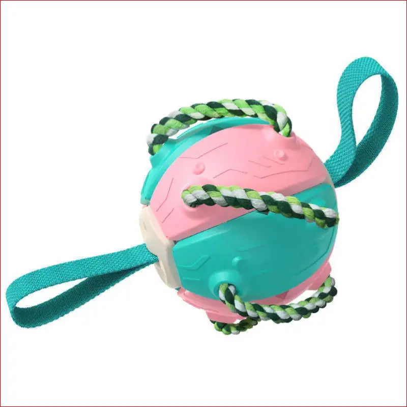 Interactive dog football soccer ball-canine sports - Pink