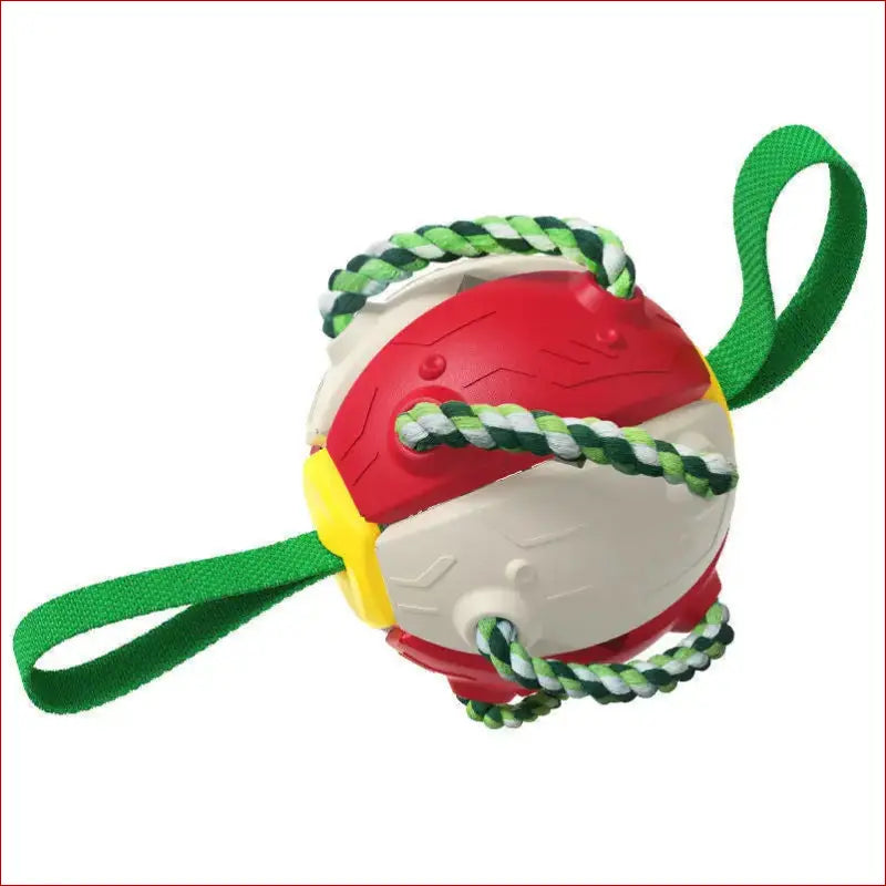Interactive dog football soccer ball-canine sports - Red -