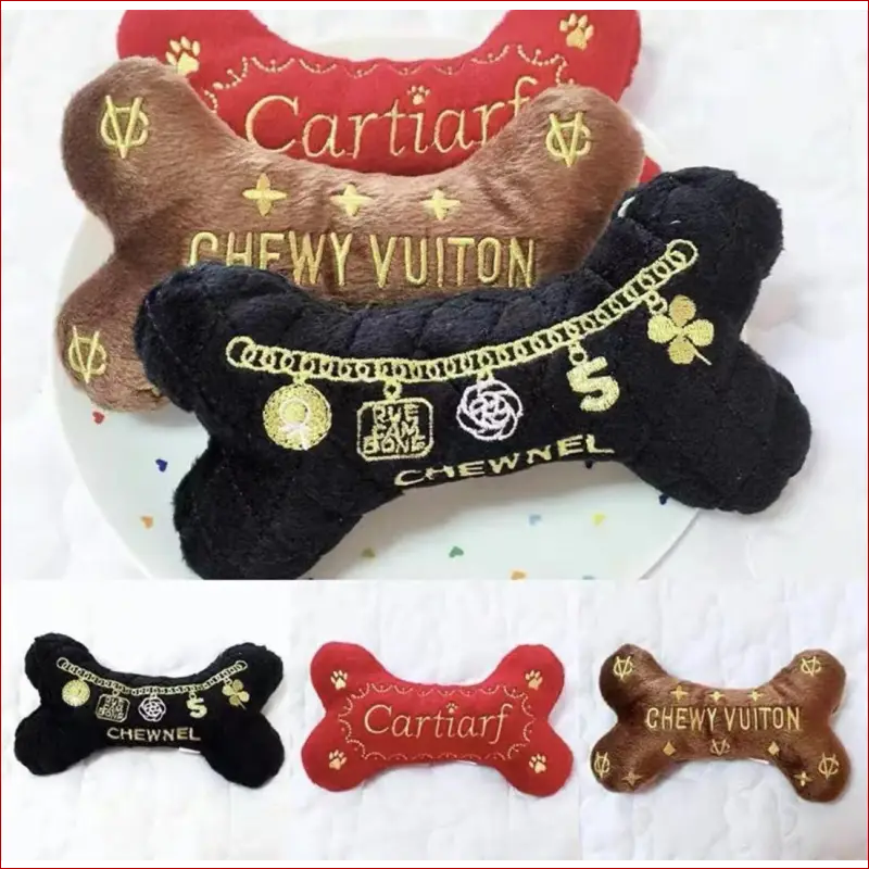 Luxury series cute pet dogs make a sound - Black / 1PC -