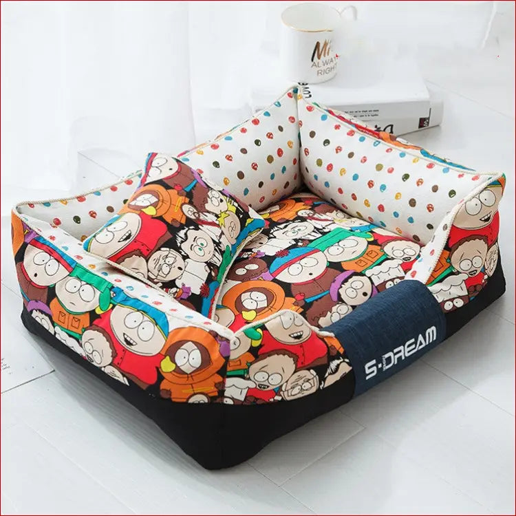 New house dogs product bed accessories pets cats mat - Fat