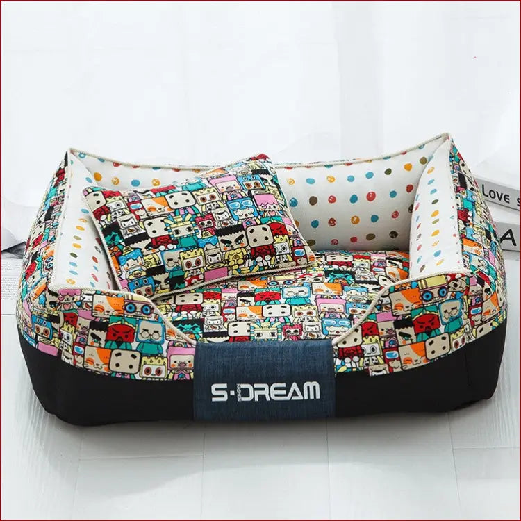 New house dogs product bed accessories pets cats mat - Robot