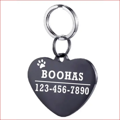 Personalized Dog ID Tag. Pet Collar. Outdoor Pet Safety. - Happy Pets