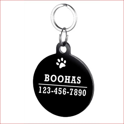 Personalized Dog ID Tag. Pet Collar. Outdoor Pet Safety. - Happy Pets