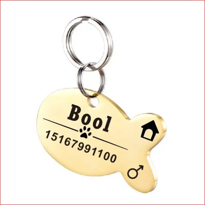 Personalized Dog ID Tag. Pet Collar. Outdoor Pet Safety. - Happy Pets