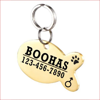 Personalized Dog ID Tag. Pet Collar. Outdoor Pet Safety. - Happy Pets