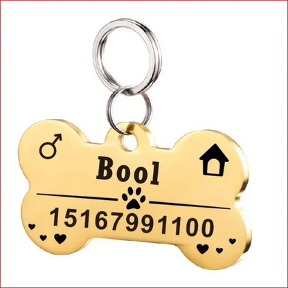 Personalized Dog ID Tag. Pet Collar. Outdoor Pet Safety. - Happy Pets