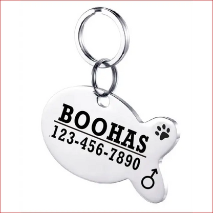 Personalized Dog ID Tag. Pet Collar. Outdoor Pet Safety. - Happy Pets