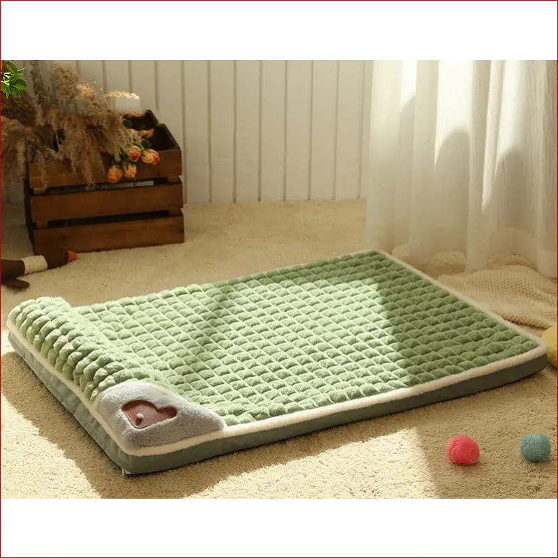 Pet bed warm / thickened/ comfortable cotton - Green / 3XL -